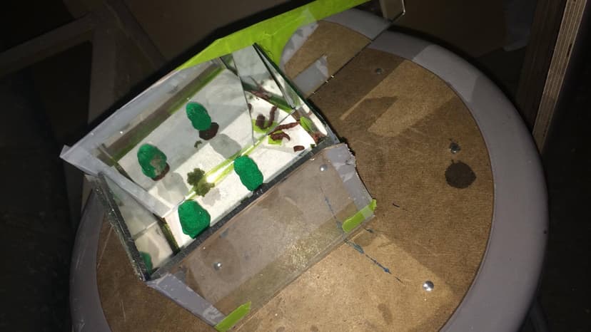 Infinity mirror prototype