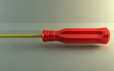Screwdriver modelled from scratch