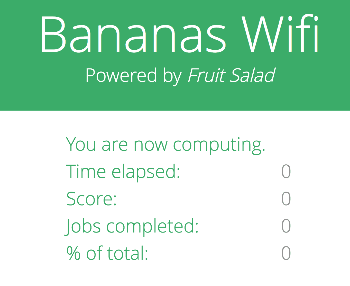 Fruit Salad — solver interface